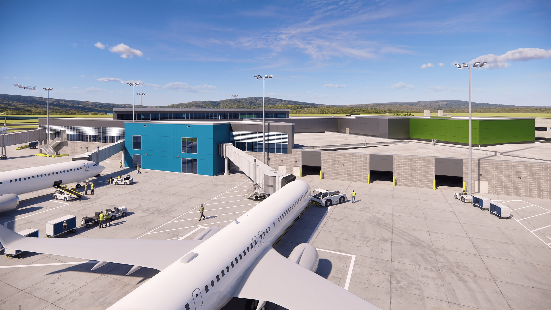 St. Thomas - Airside Exterior